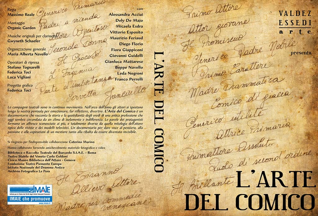 Copertina documentario Arte del Comico